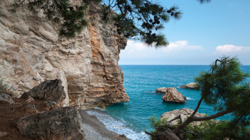 Wild beach in Beldibi